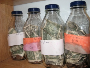 Rio's allowance jars